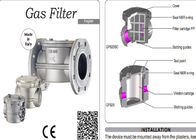 Регулятор Италия Geca давления газа 6 Адвокатур сделал газовый фильтр GF050-TPIO - PMax