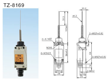Клоните тип переключатель положения TZ8169 весны переключателя предела TZ-8169