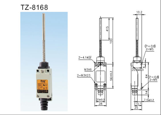 TZ-8168 клонят тип пылезащитный дизайн ленты весны переключателя предела стальной