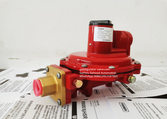 Газовый регулятор R622H-JGK давления Fisher LPG высокий использует для варить латунный штуцер входа ПОЛИТИКА