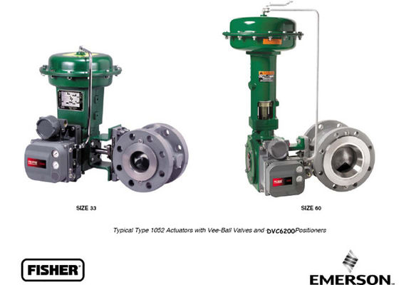 Fisher привод мембранного клапана возвращения 1052 весен, привод диафрагмы роторный